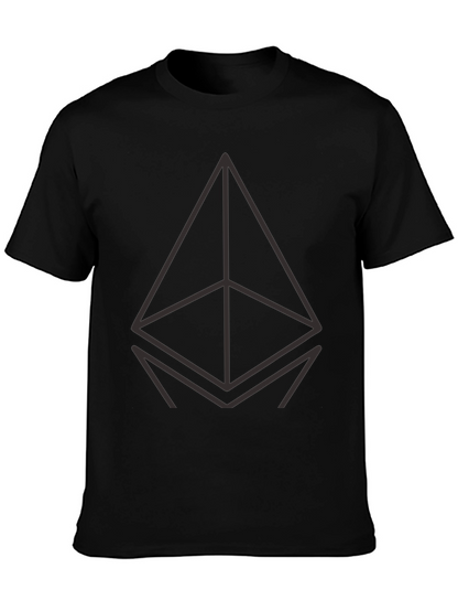 Ethereum Logo Black T-Shirt - Crypto Fashion