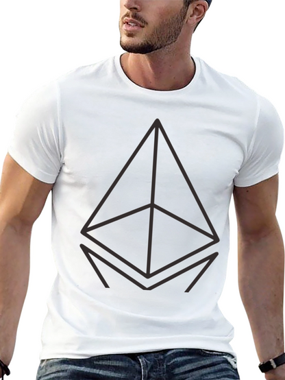 Ethereum Logo Black T-Shirt - Crypto Fashion