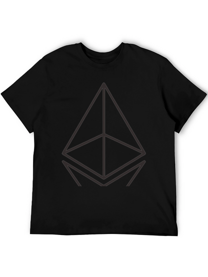 Ethereum Logo Black T-Shirt - Crypto Fashion