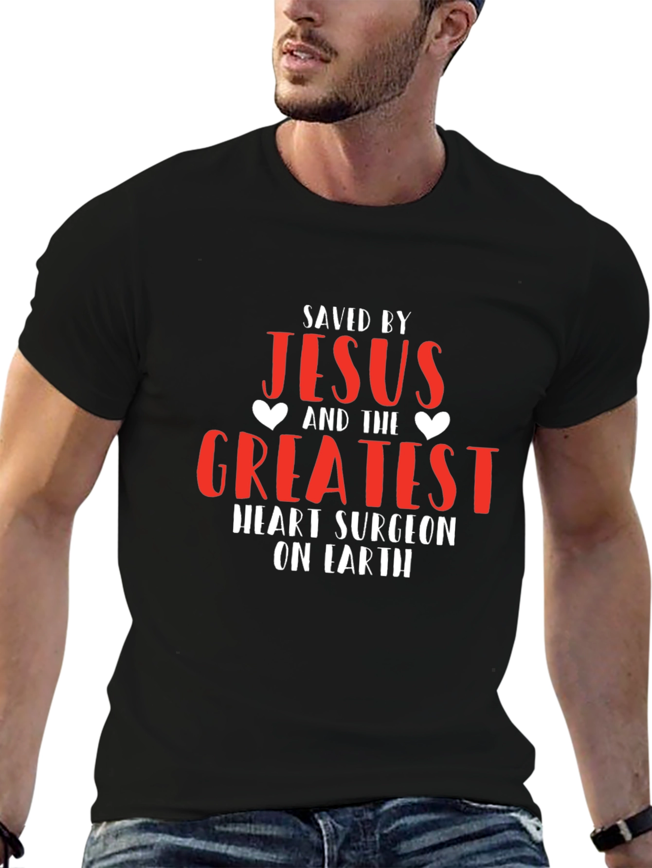 Saved by Jesus Heart Surgeon T-Shirt