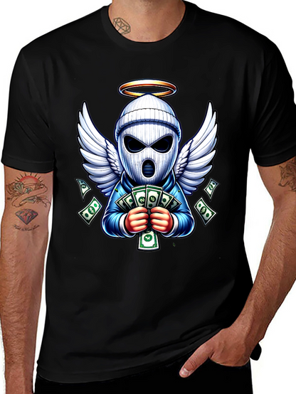 Angel Bandit Cash T-Shirt - Stylish Graphic Tee