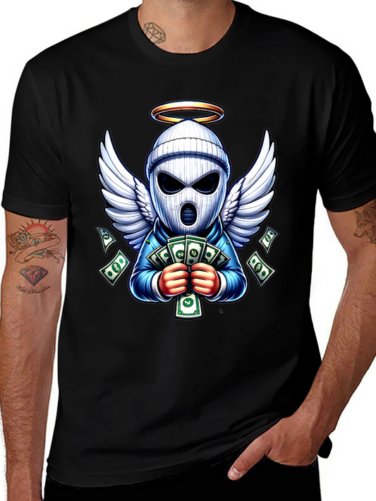 Angel Bandit Cash T-Shirt - Stylish Graphic Tee