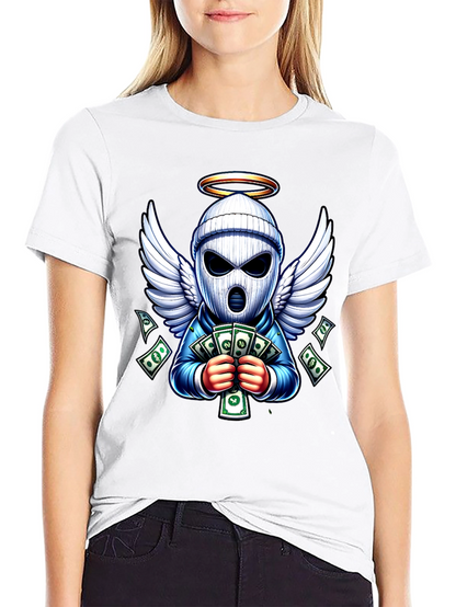 Angel Bandit Cash T-Shirt - Stylish Graphic Tee