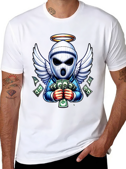 Angel Bandit Cash T-Shirt - Stylish Graphic Tee