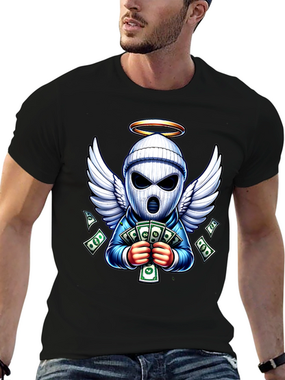 Angel Bandit Cash T-Shirt - Stylish Graphic Tee
