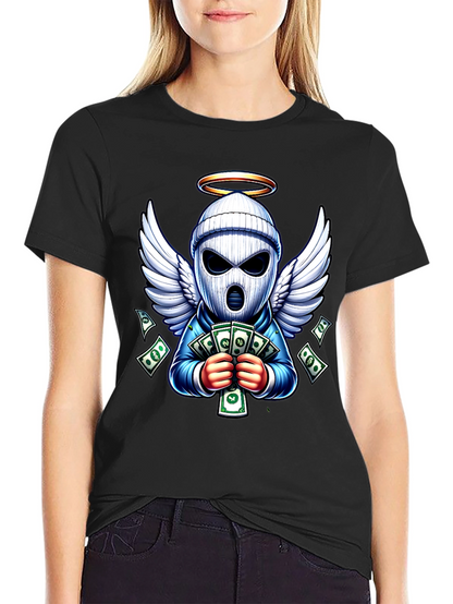 Angel Bandit Cash T-Shirt - Stylish Graphic Tee