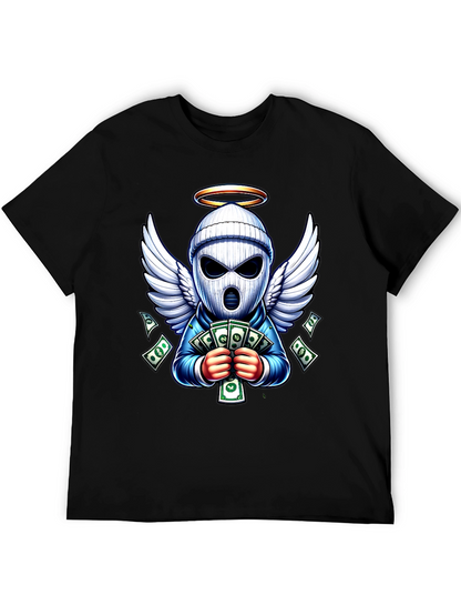 Angel Bandit Cash T-Shirt - Stylish Graphic Tee