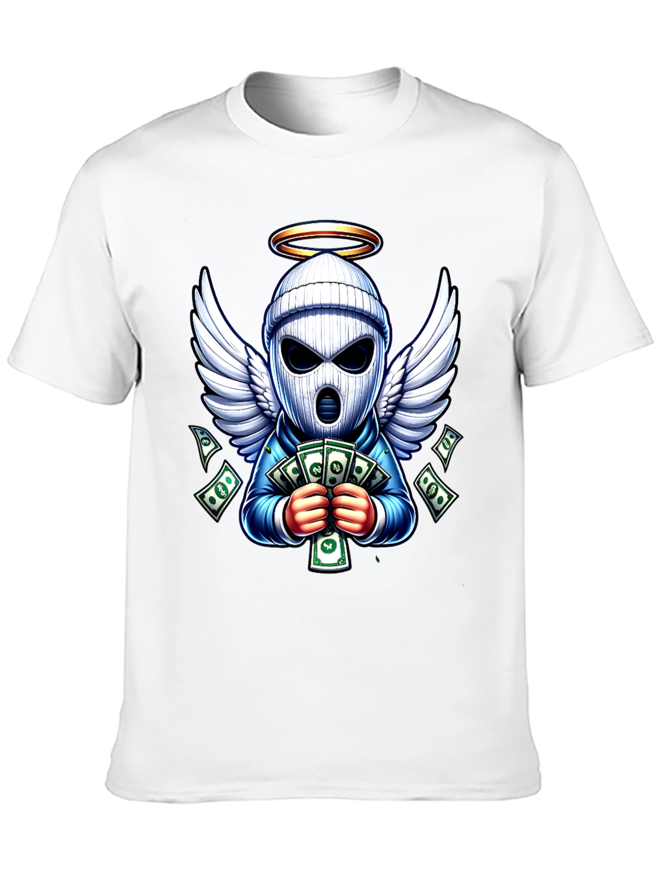 Angel Bandit Cash T-Shirt - Stylish Graphic Tee