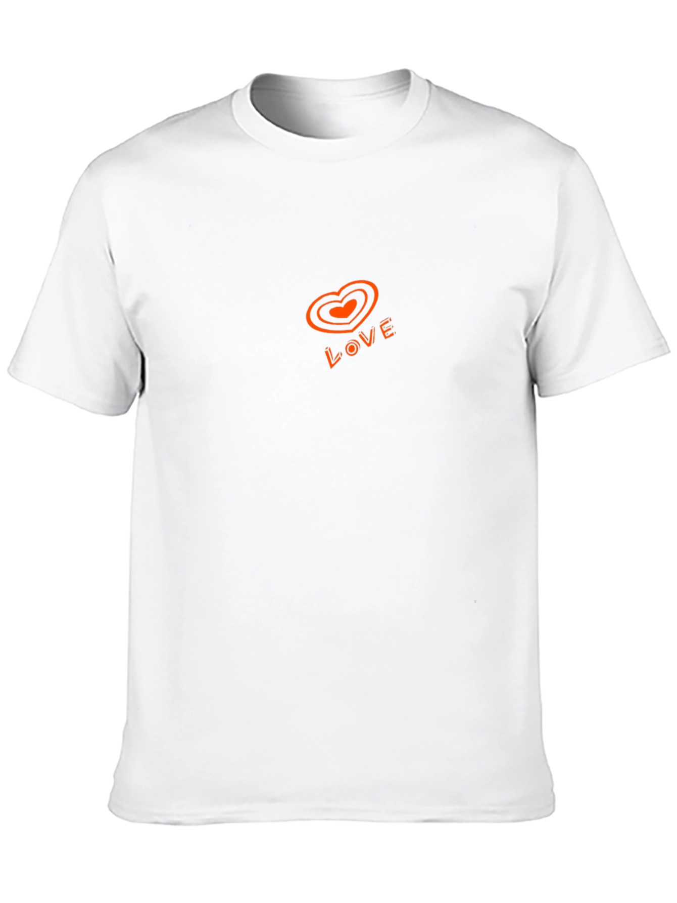 Love Graphic Print Tee - Casual Black T-Shirt