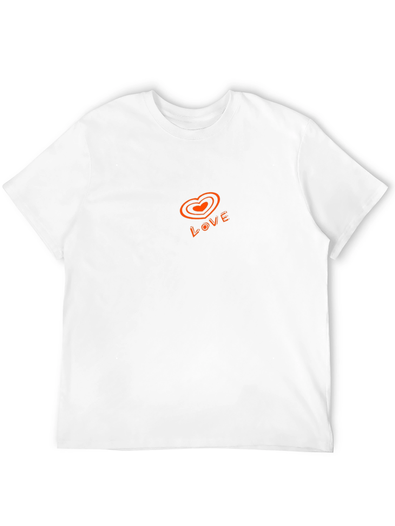 Love Graphic Print Tee - Casual Black T-Shirt