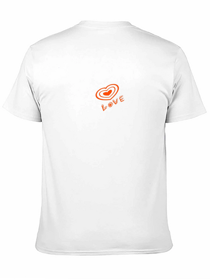 Love Graphic Print Tee - Casual Black T-Shirt