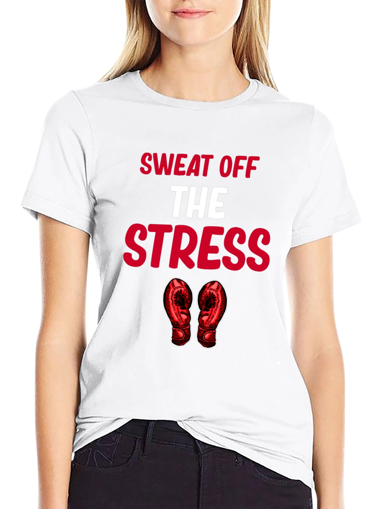 Sweat Off The Stress Graphic T-Shirt
