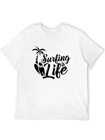 Surfing is Life Graphic T-Shirt