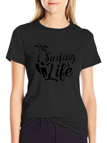 Surfing is Life Graphic T-Shirt