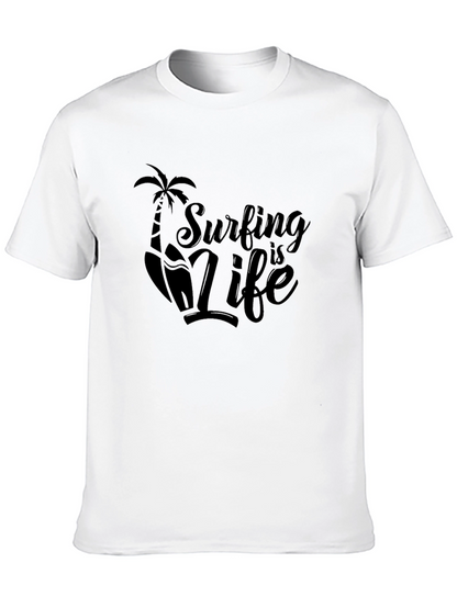 Surfing is Life Graphic T-Shirt