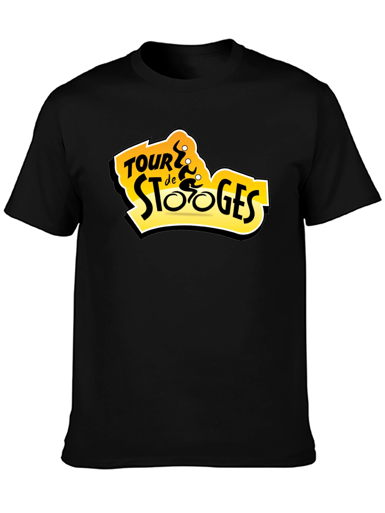 Tour de Stooges Black T-Shirt