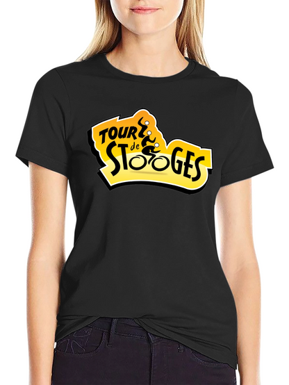 Tour de Stooges Black T-Shirt