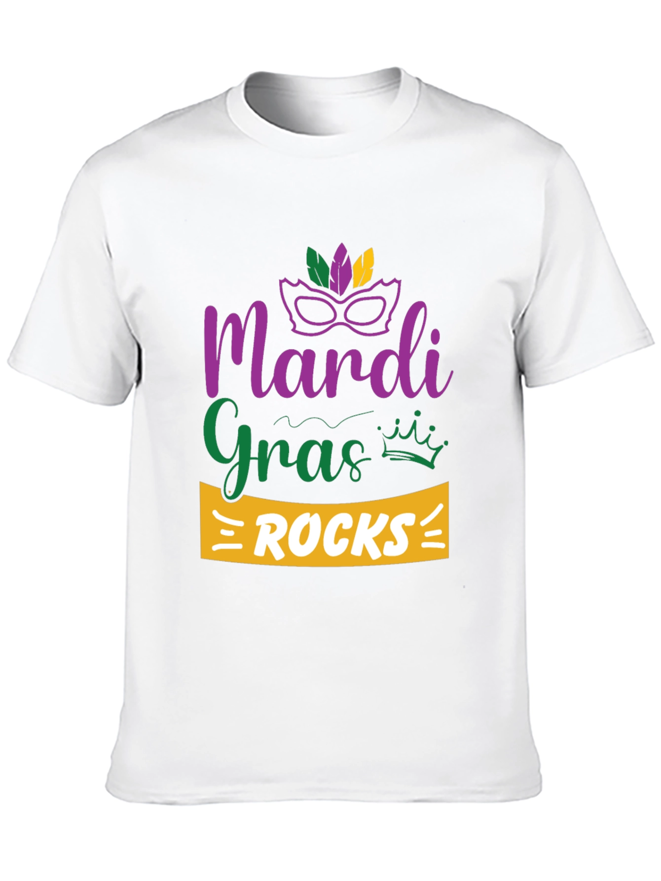 Mardi Gras Rocks T-Shirt - Celebration Tee