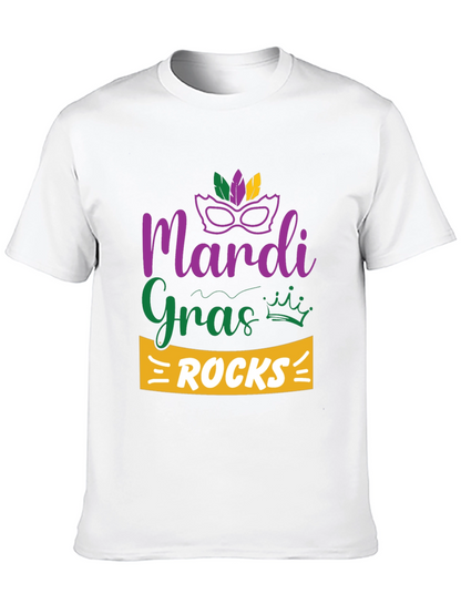 Mardi Gras Rocks T-Shirt - Celebration Tee