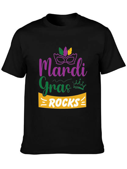 Mardi Gras Rocks T-Shirt - Celebration Tee
