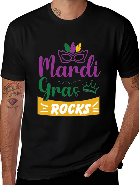 Mardi Gras Rocks T-Shirt - Celebration Tee