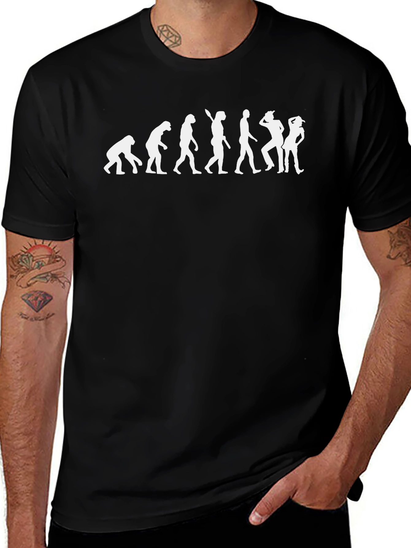 Evolution of Dance Mens Black T-Shirt