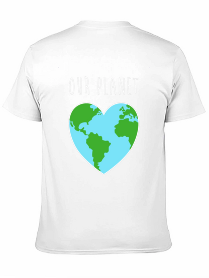 Our Planet Earth Heart Graphic Tee