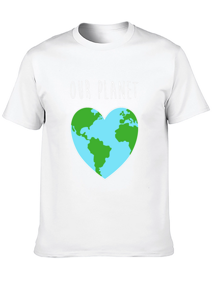 Our Planet Earth Heart Graphic Tee