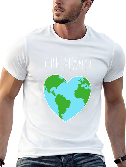 Our Planet Earth Heart Graphic Tee