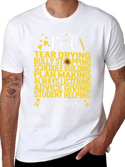 School Counselor Graphic T-Shirt