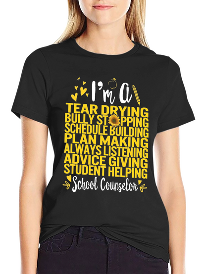School Counselor Graphic T-Shirt