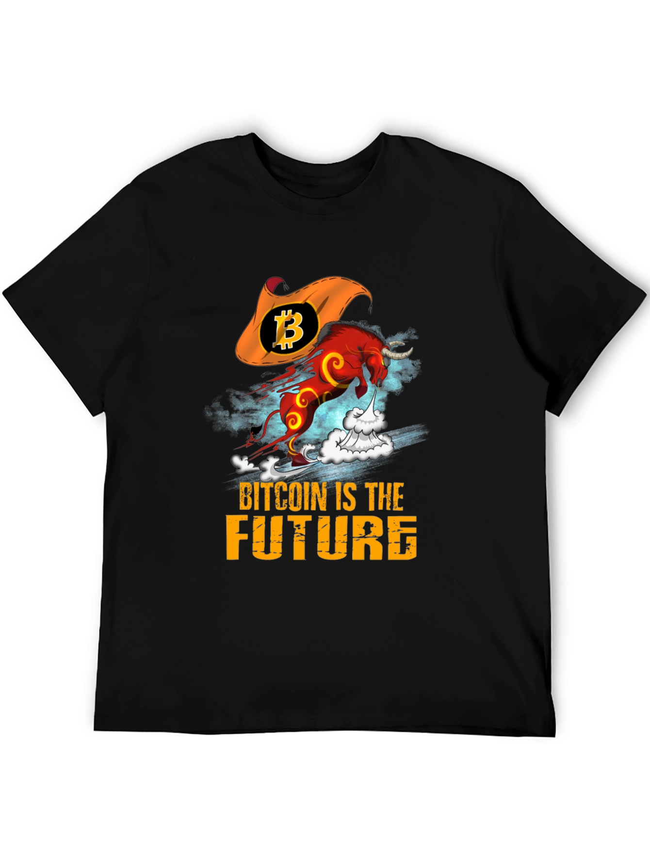Bitcoin is the Future Bull T-Shirt