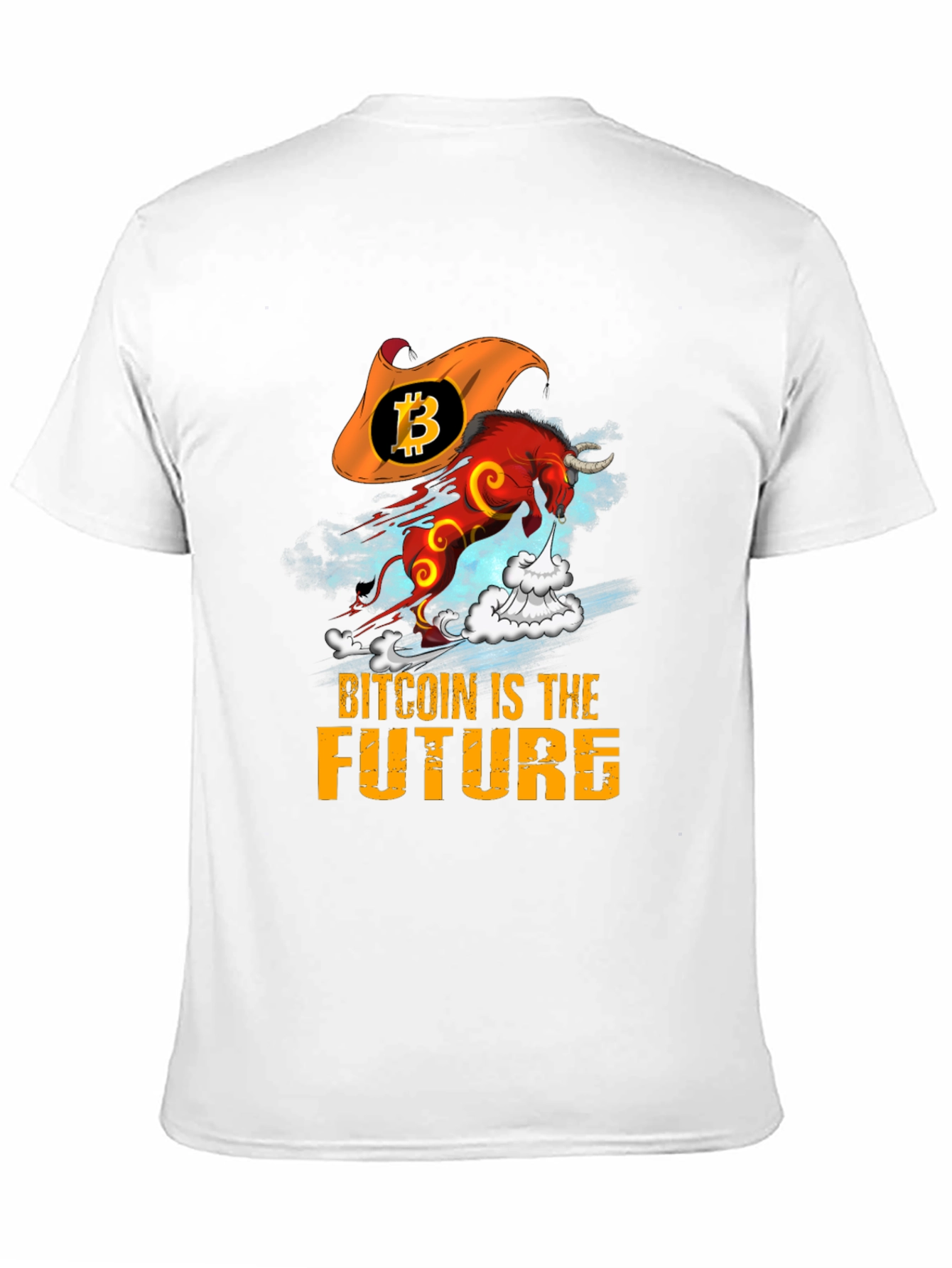 Bitcoin is the Future Bull T-Shirt