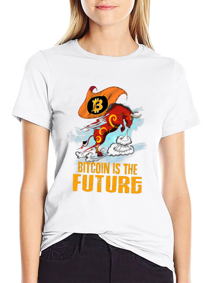 Bitcoin is the Future Bull T-Shirt