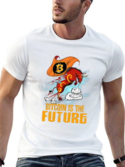 Bitcoin is the Future Bull T-Shirt