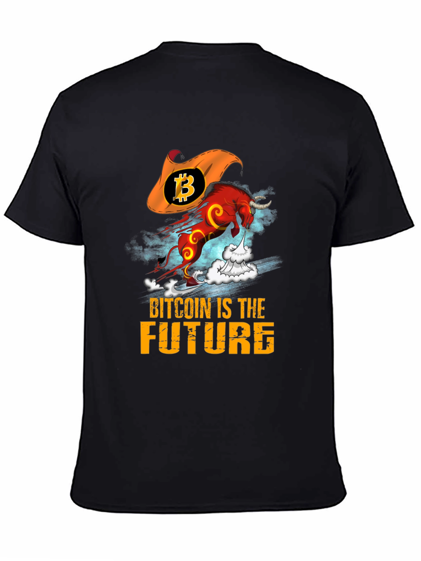 Bitcoin is the Future Bull T-Shirt