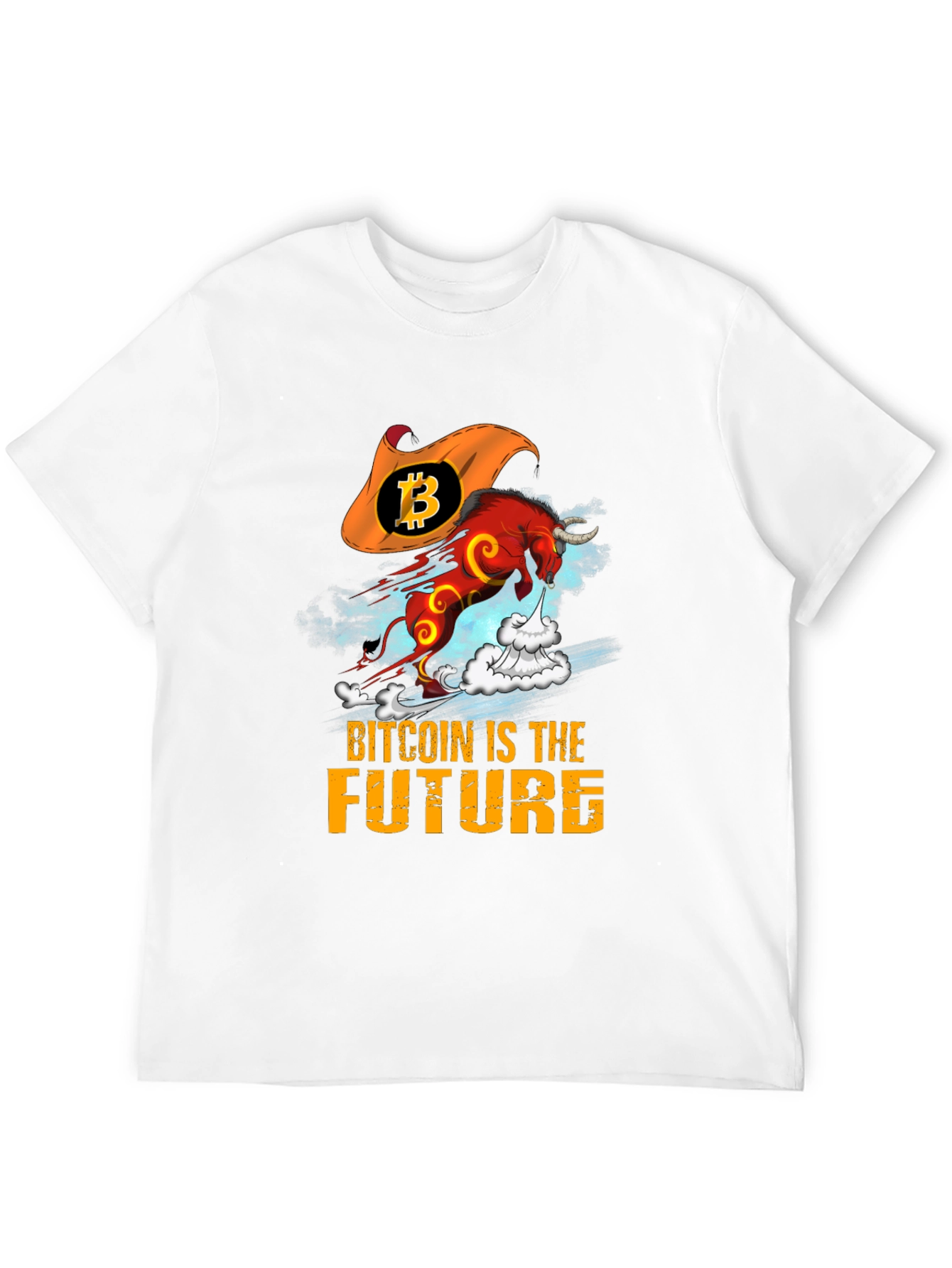 Bitcoin is the Future Bull T-Shirt