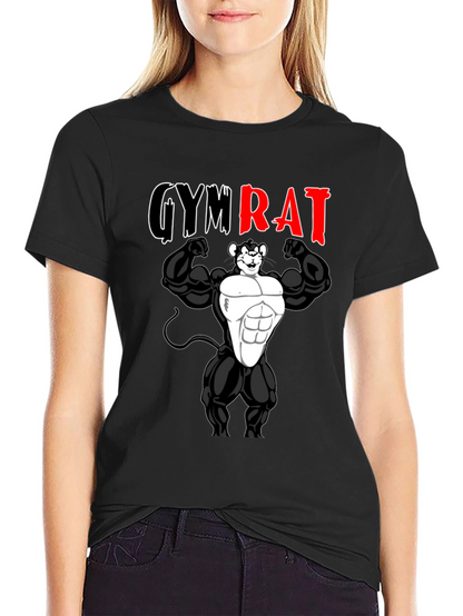 Gym Rat T-Shirt - Bodybuilding Mouse