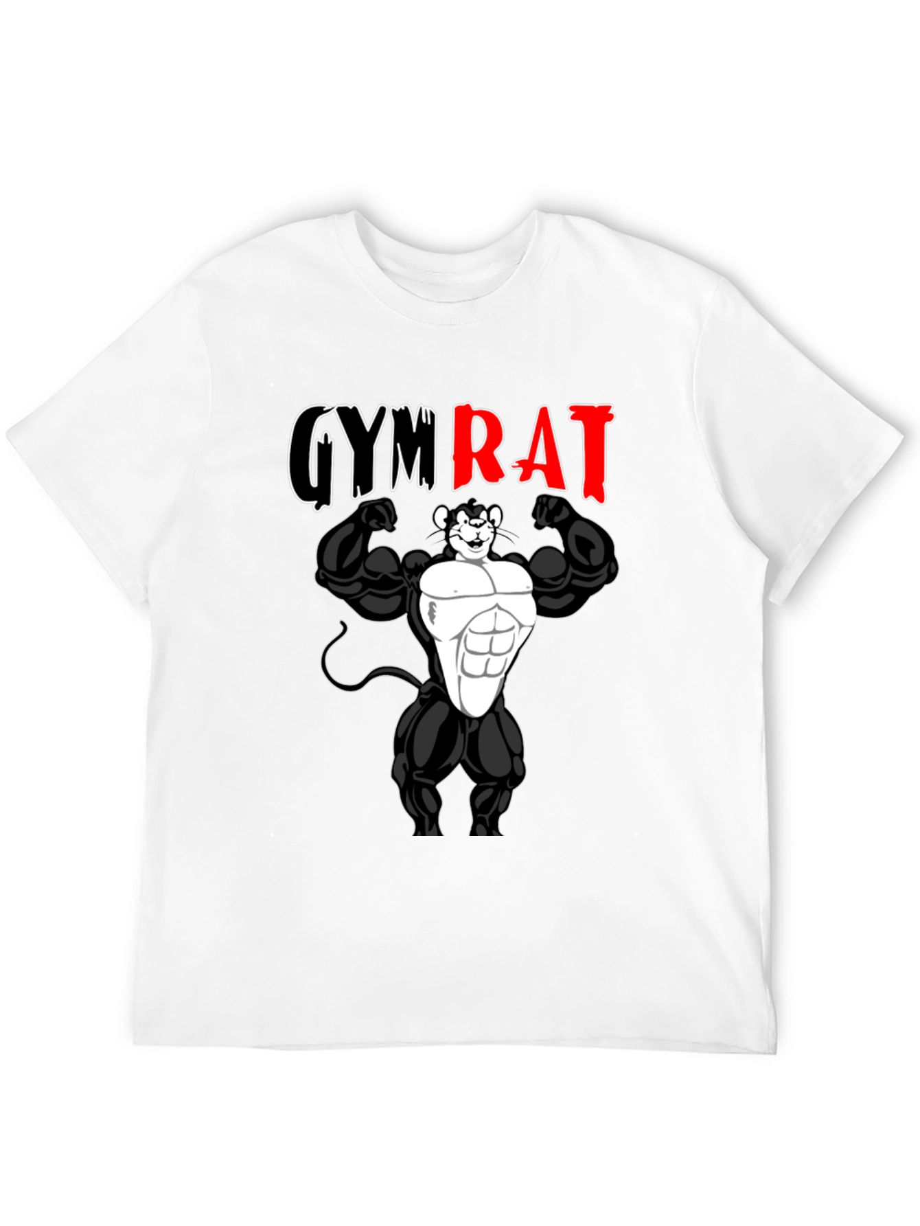 Gym Rat T-Shirt - Bodybuilding Mouse