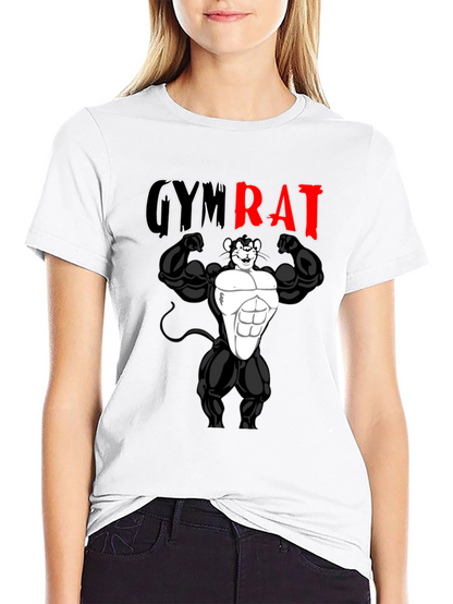 Gym Rat T-Shirt - Bodybuilding Mouse
