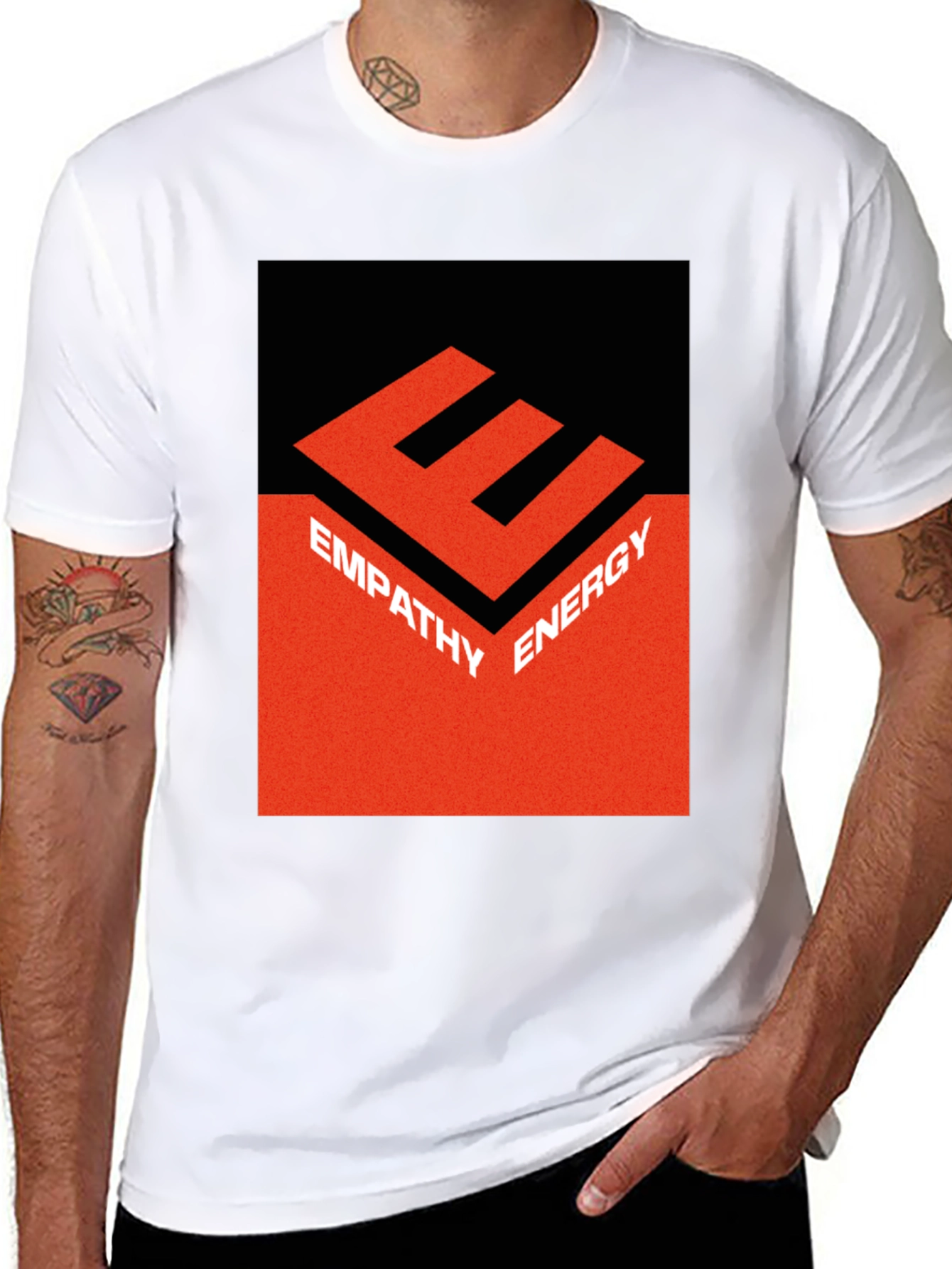 Empathy Energy Graphic Tee - Bold Statement Shirt