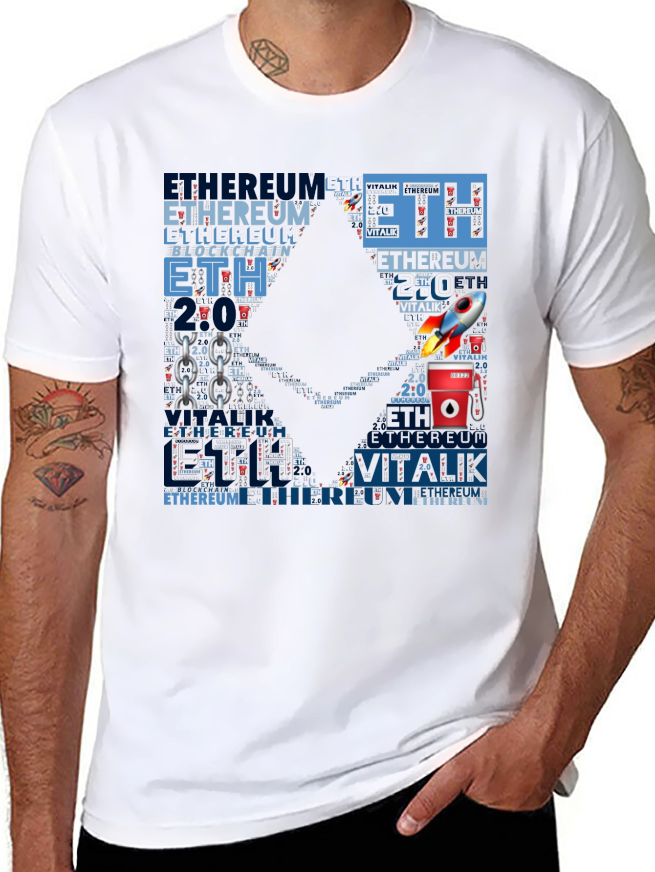 Ethereum Crypto Blockchain T-Shirt
