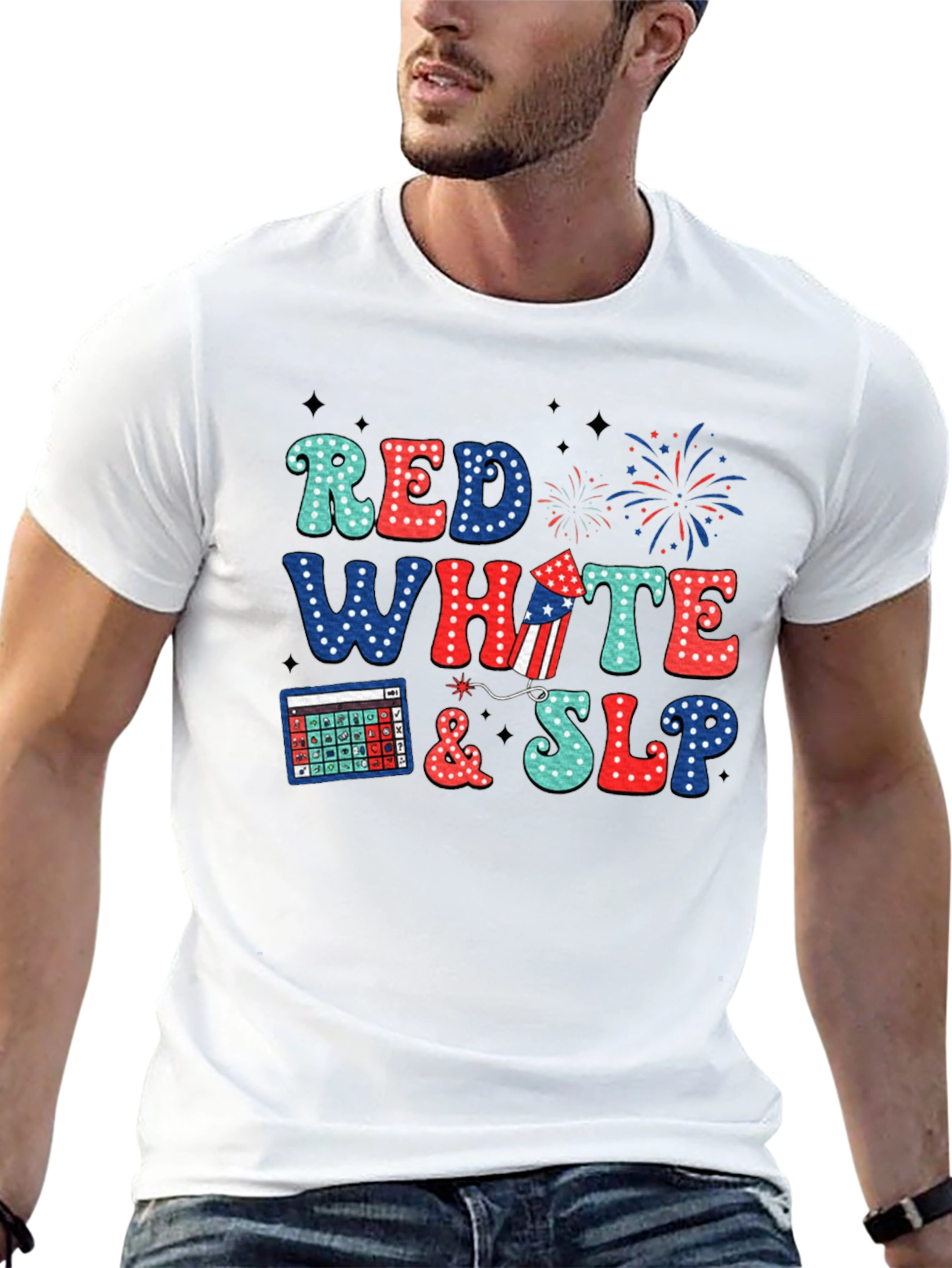 Red White & SLP T-Shirt 4th of July