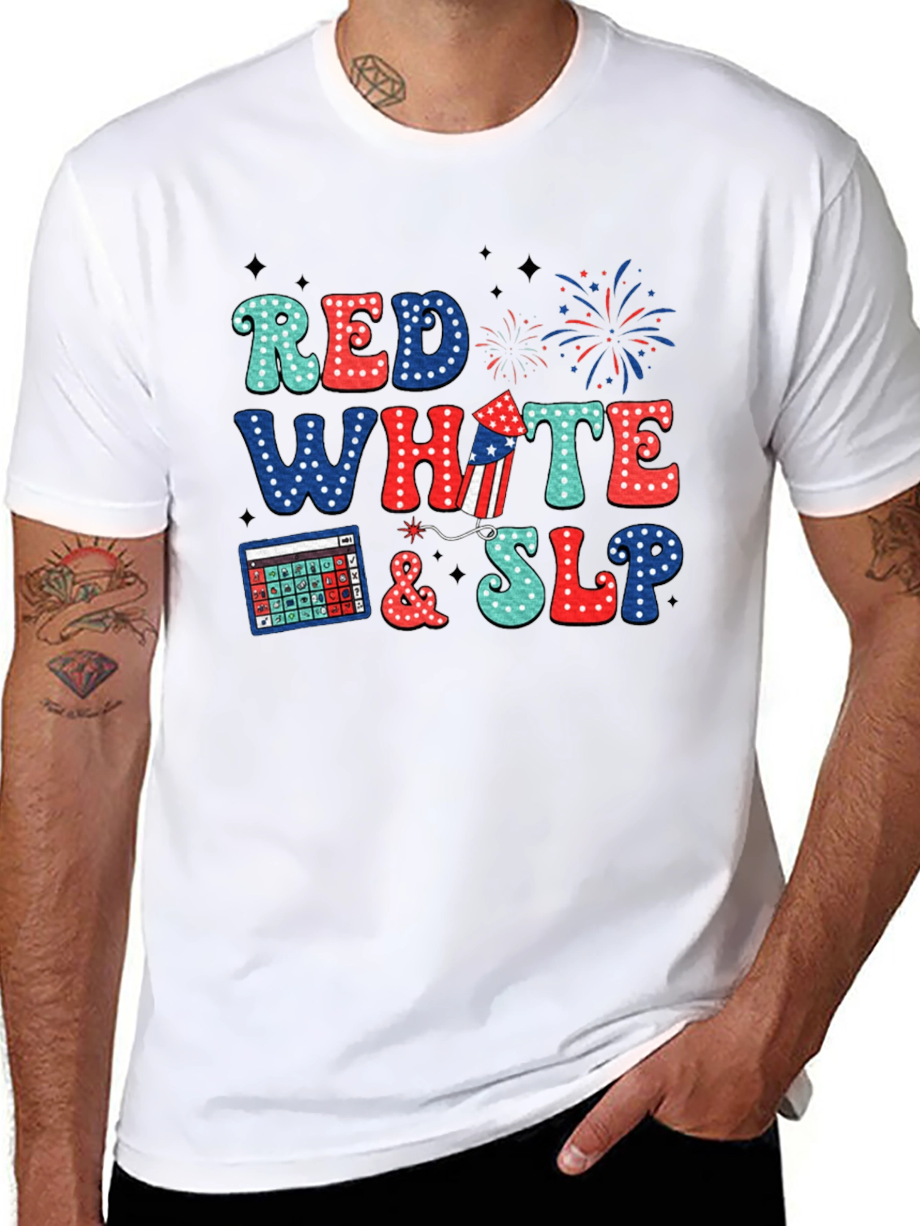 Red White & SLP T-Shirt 4th of July