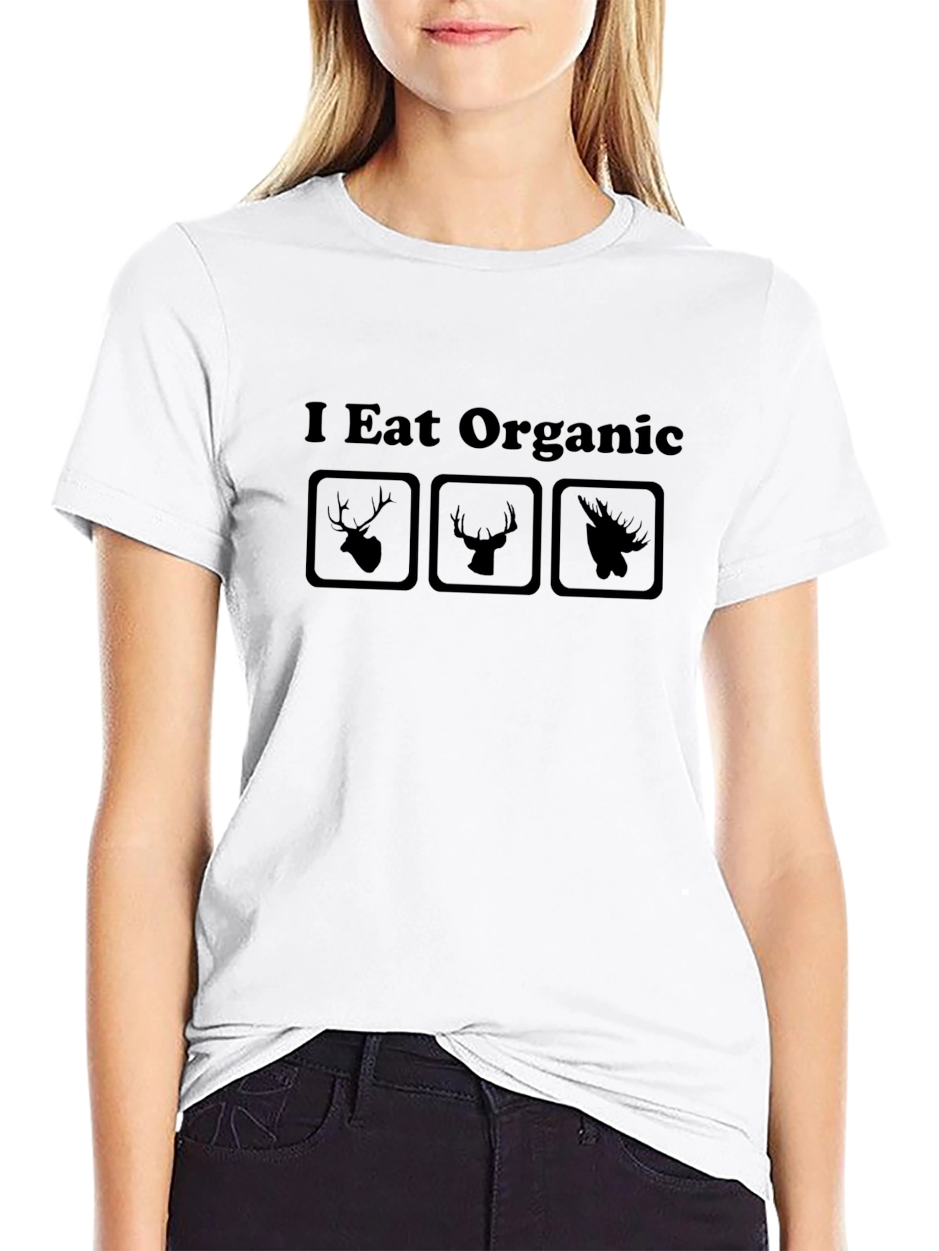 I Eat Organic Graphic Tee - Hunting T-Shirt