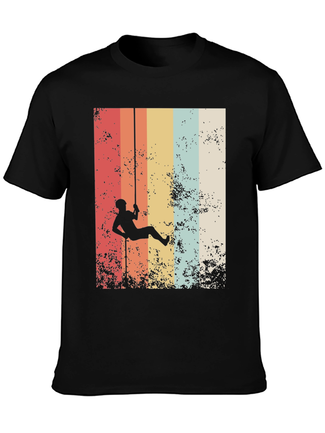 Retro Rock Climbing Graphic Tee