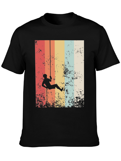 Retro Rock Climbing Graphic Tee