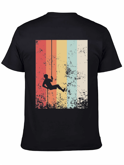 Retro Rock Climbing Graphic Tee