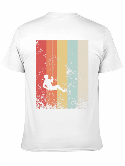 Retro Rock Climbing Graphic Tee