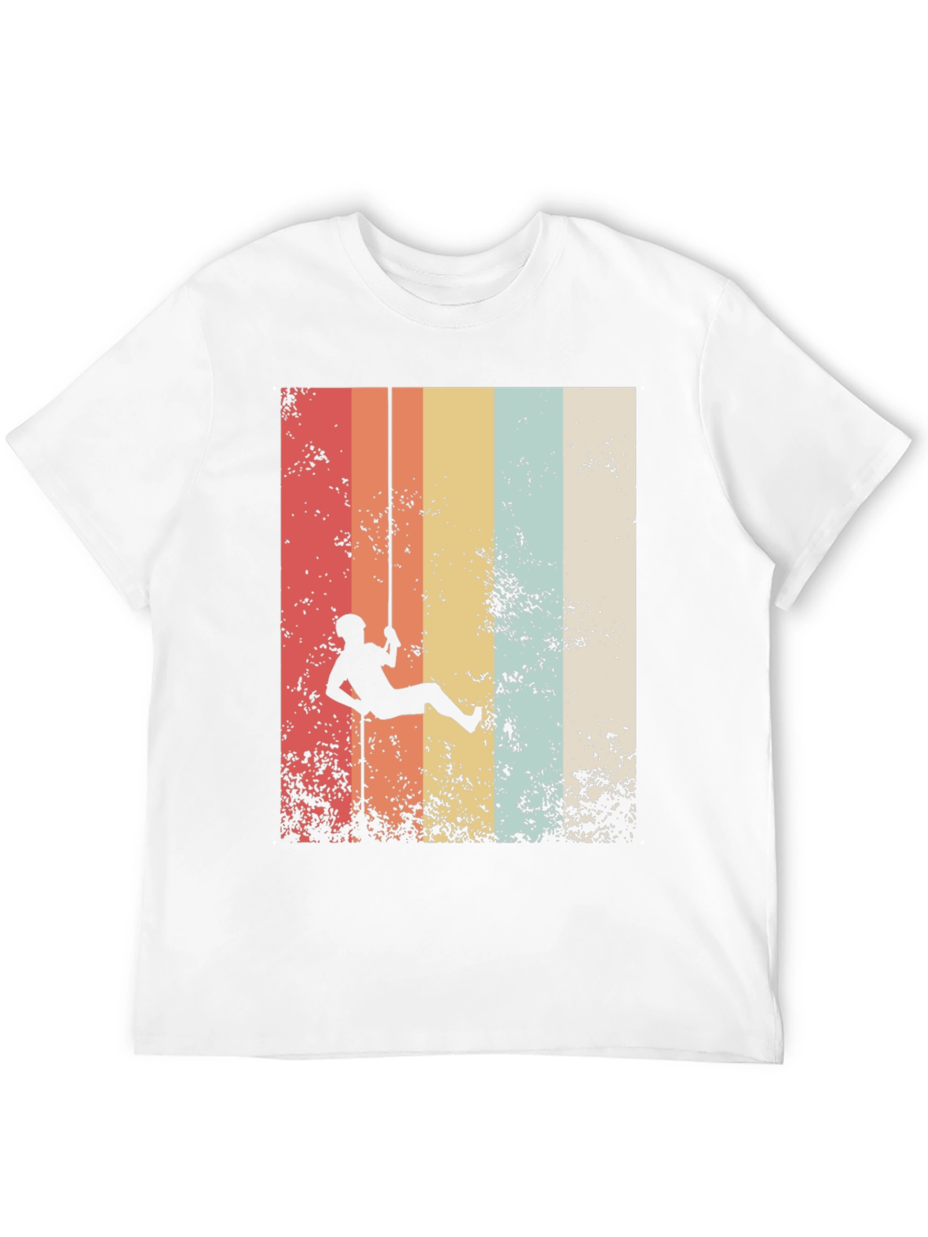 Retro Rock Climbing Graphic Tee